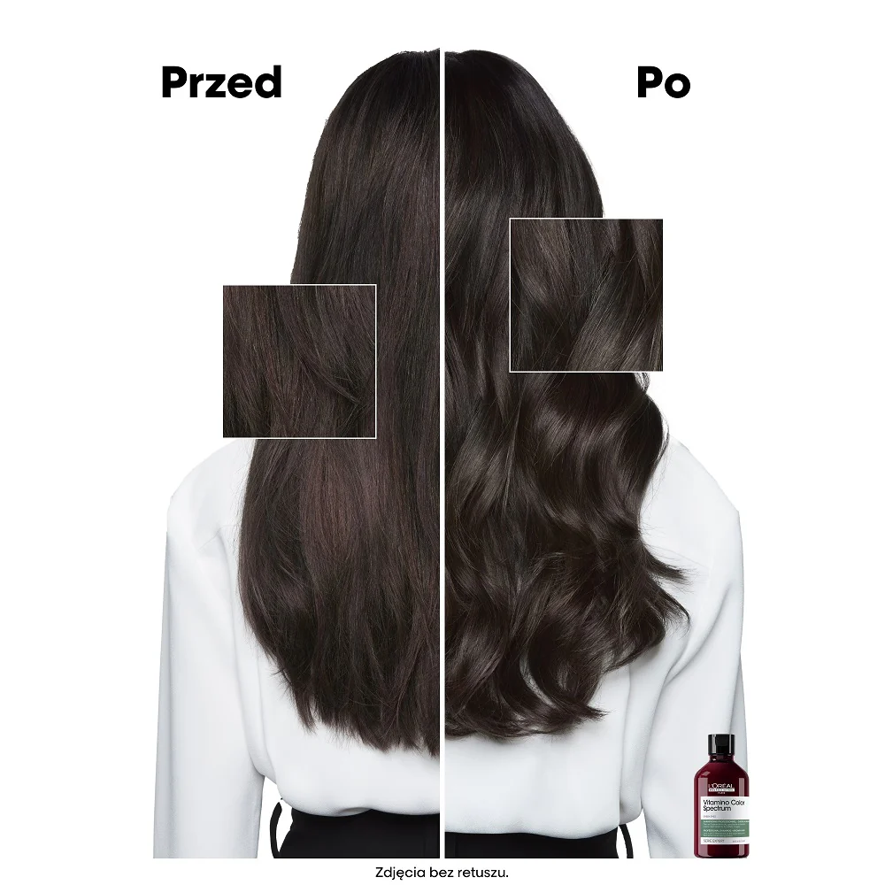 Serie Expert Vitamino Color Spectrum szampon do włosów z zielonym pigmentem 300ml - Image 3