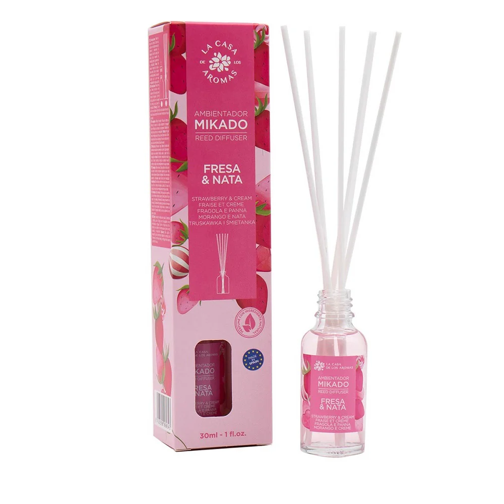 Mikado patyczki zapachowe Truskawki i Śmietana 30ml