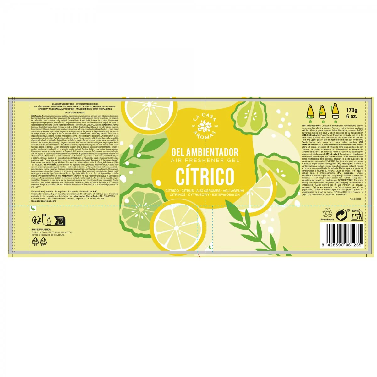 Odświeżacz w żelu Cytrusowy 170g - Image 2
