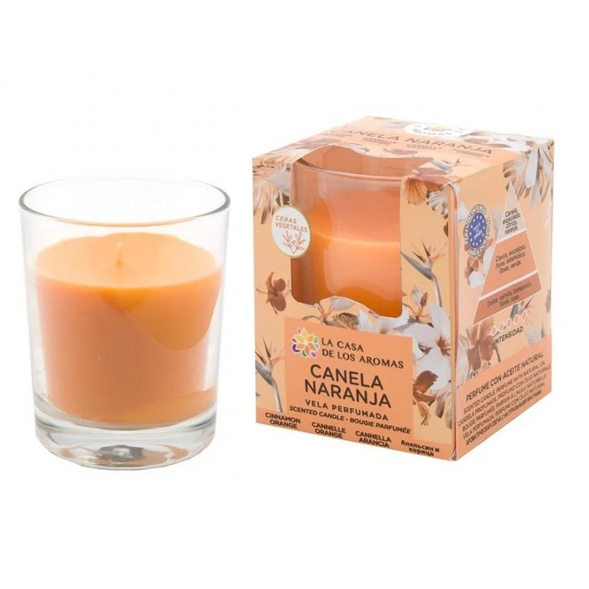 Świeca zapachowa Cynamon-Pomarańcza 140g