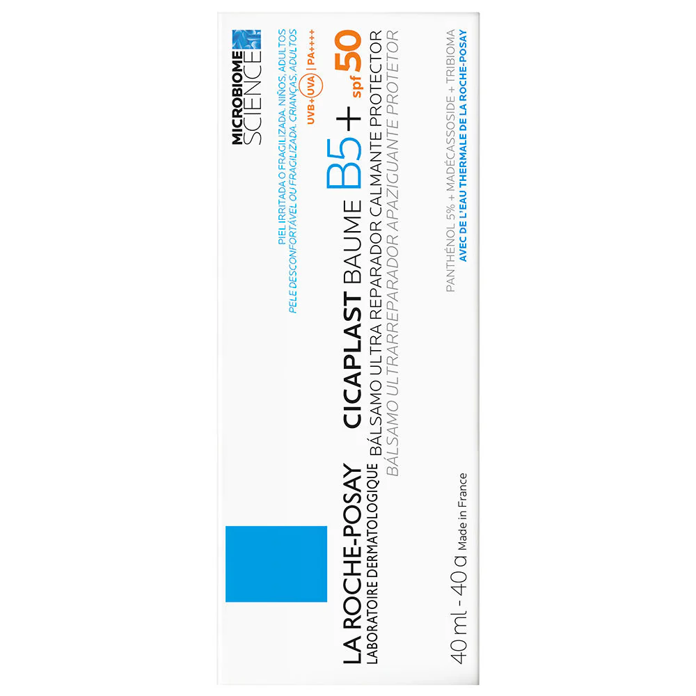 Cicaplast Baume B5+ regenerujący balsam kojący do twarzy i ciała SPF50 40ml - Image 2