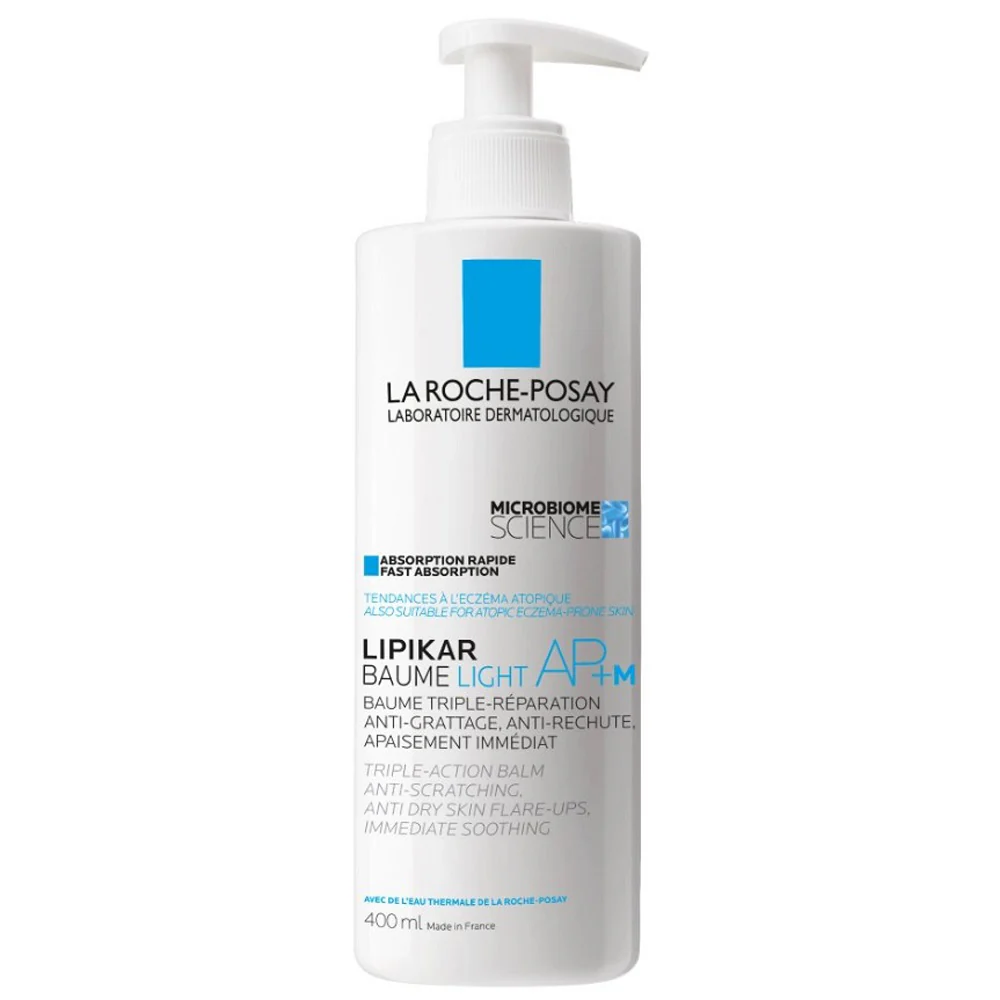 Lipikar Baume Light AP+M lekki balsam do ciała przeciw swędzeniu i nawracającej suchości 400ml