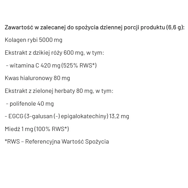 N°1 Collagen suplement diety o smaku wiśni 198g - Image 2