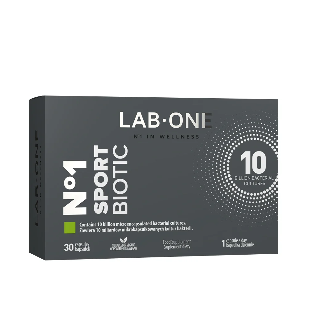 N°1 SportBiotic suplement diety wspierający regenerację 30 kapsułek