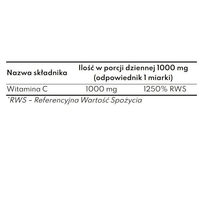 Vitamin C Ascorbic Acid suplement diety w proszku 150g - Image 3