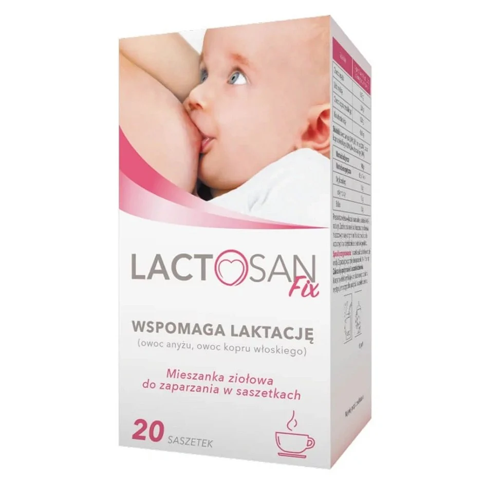 Fix mieszanka ziołowa wspomagająca laktację suplement diety 20 saszetek