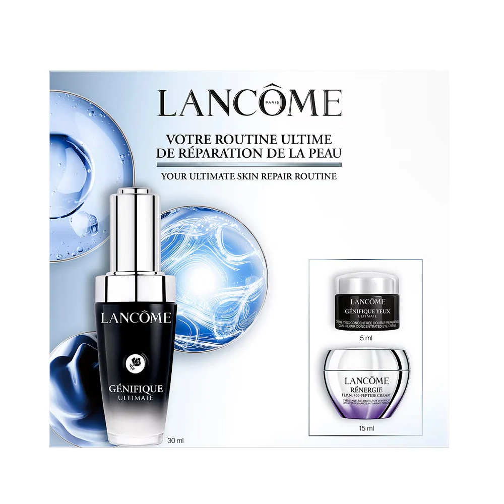 Genifique Day Routine zestaw serum do twarzy 30ml + krem pod oczy 5ml + krem do twarzy 15ml