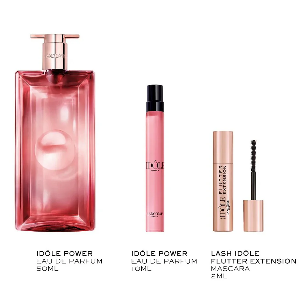 Idole Power zestaw woda perfumowana spray 50ml + woda perfumowana spray 10ml + tusz do rzęs 2ml - Image 2