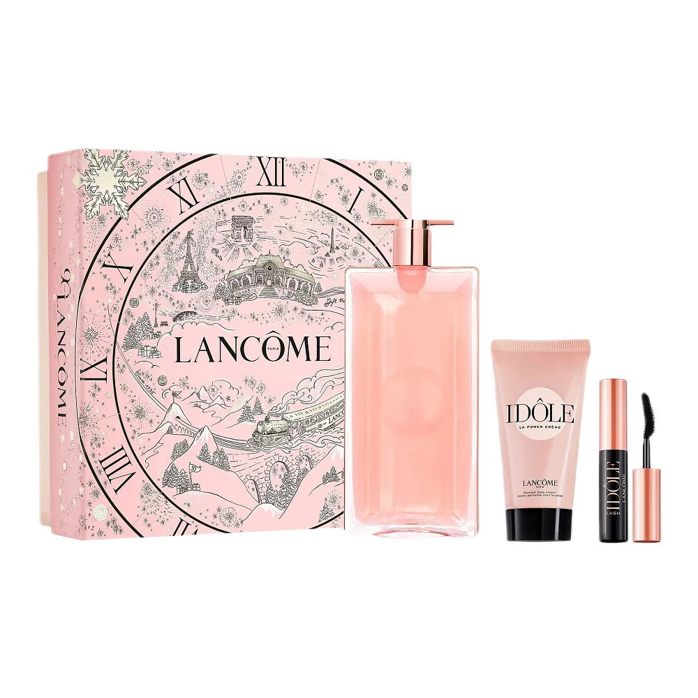 Idole zestaw woda perfumowana spray 50ml + balsam do ciała 50ml + mini tusz do rzęs 2.5ml