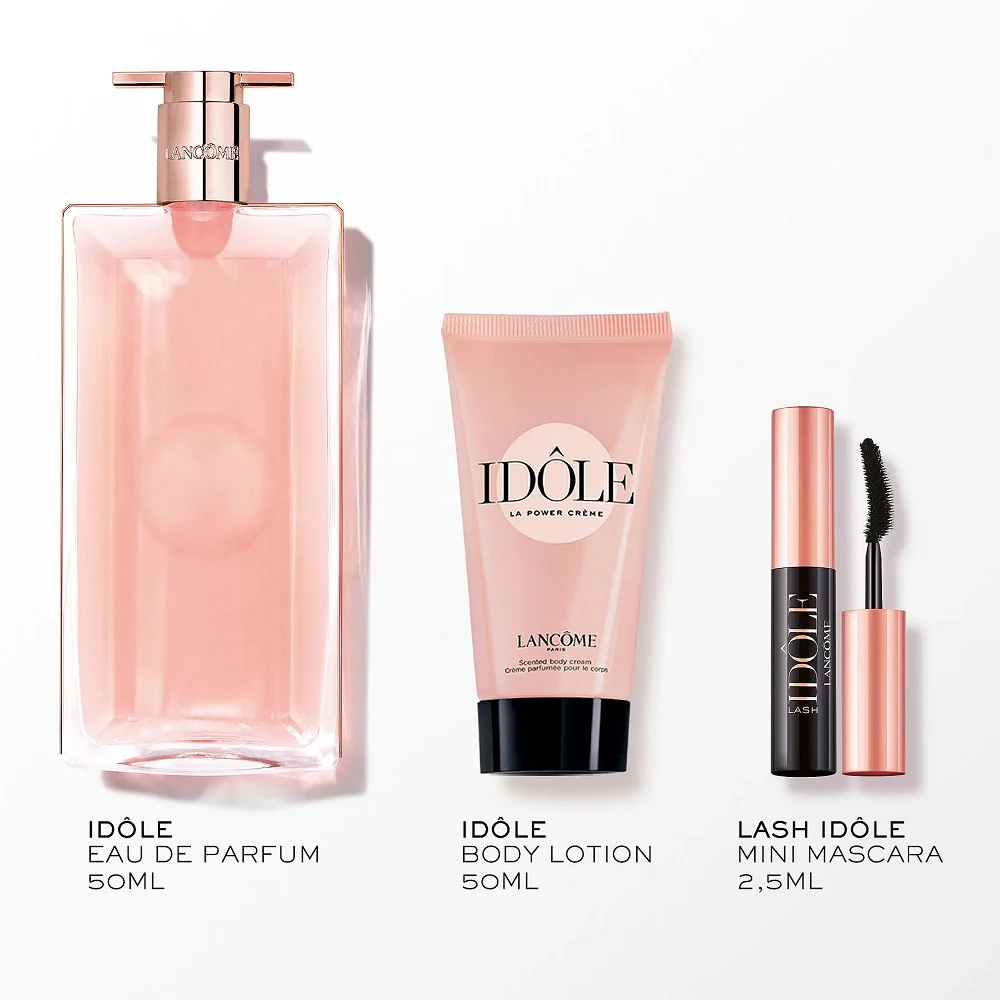 Idole zestaw woda perfumowana spray 50ml + balsam do ciała 50ml + mini tusz do rzęs 2.5ml - Image 2