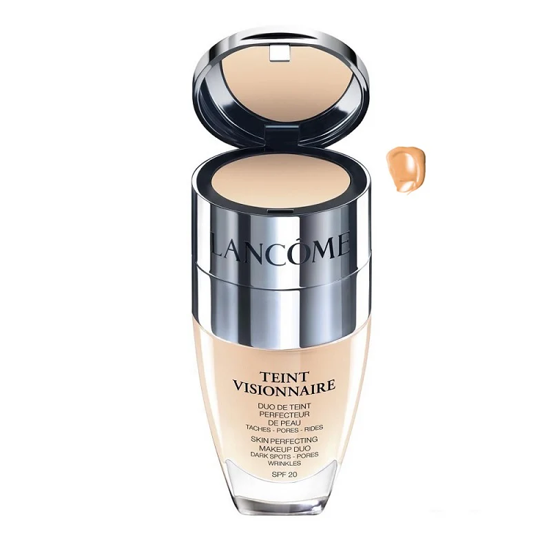 Teint Visionnaire ujednolicający duet makijażowy przebarwienia – pory – zmarszczki podkład nr 04 Beige Nature 30ml