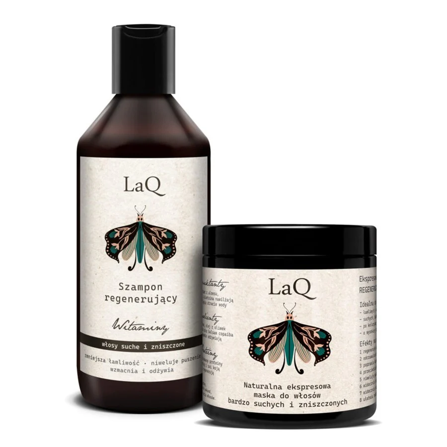 Botanic Hair zestaw regenerujący szampon 300ml + maska do włosów 250ml - Image 2