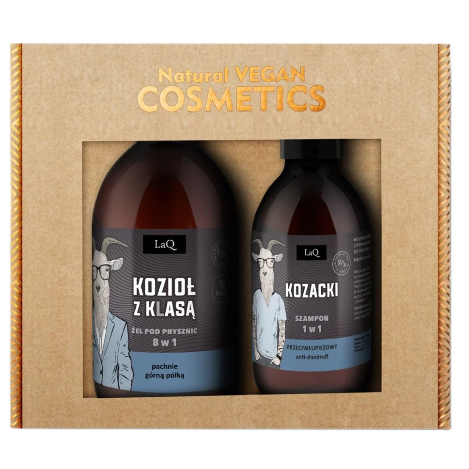 Kozioł z Klasą zestaw żel pod prysznic 500ml + przeciwłupieżowy szampon 300ml