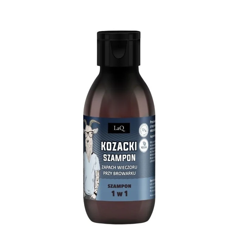 Mini Kozacki szampon 1w1 przeciwłupieżowy z wyciągiem z drzewa herbacianego i kompleksem dwunastu ziół 100ml