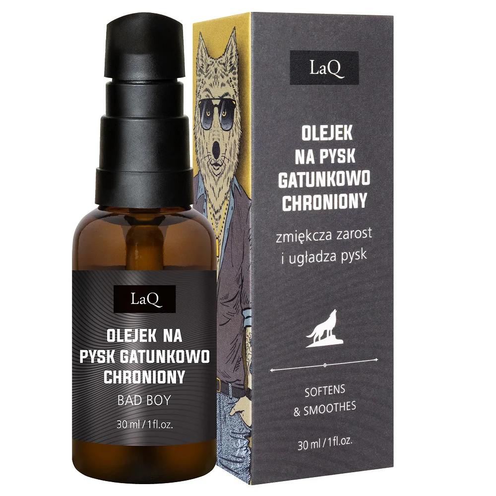 Olej po goleniu i do brody Bad Boy Black 30ml - Image 2