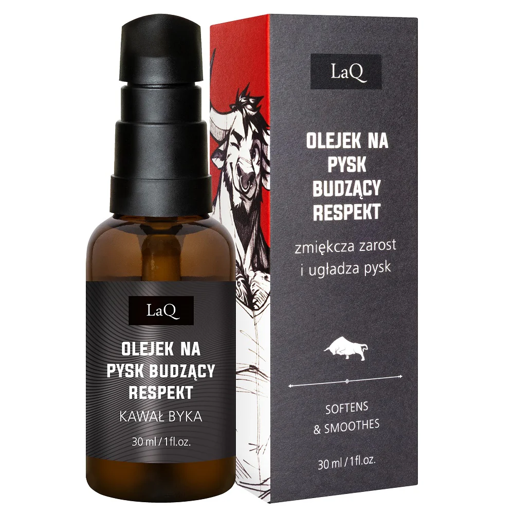 Olejek po goleniu i do brody Kawał Byka Black 30ml - Image 2