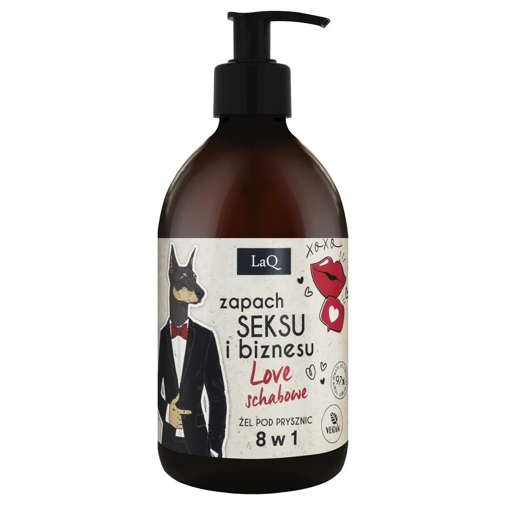 Żel pod prysznic dla mężczyzn 8w1 Zapach seksu i biznesu Love Schabowe 500ml
