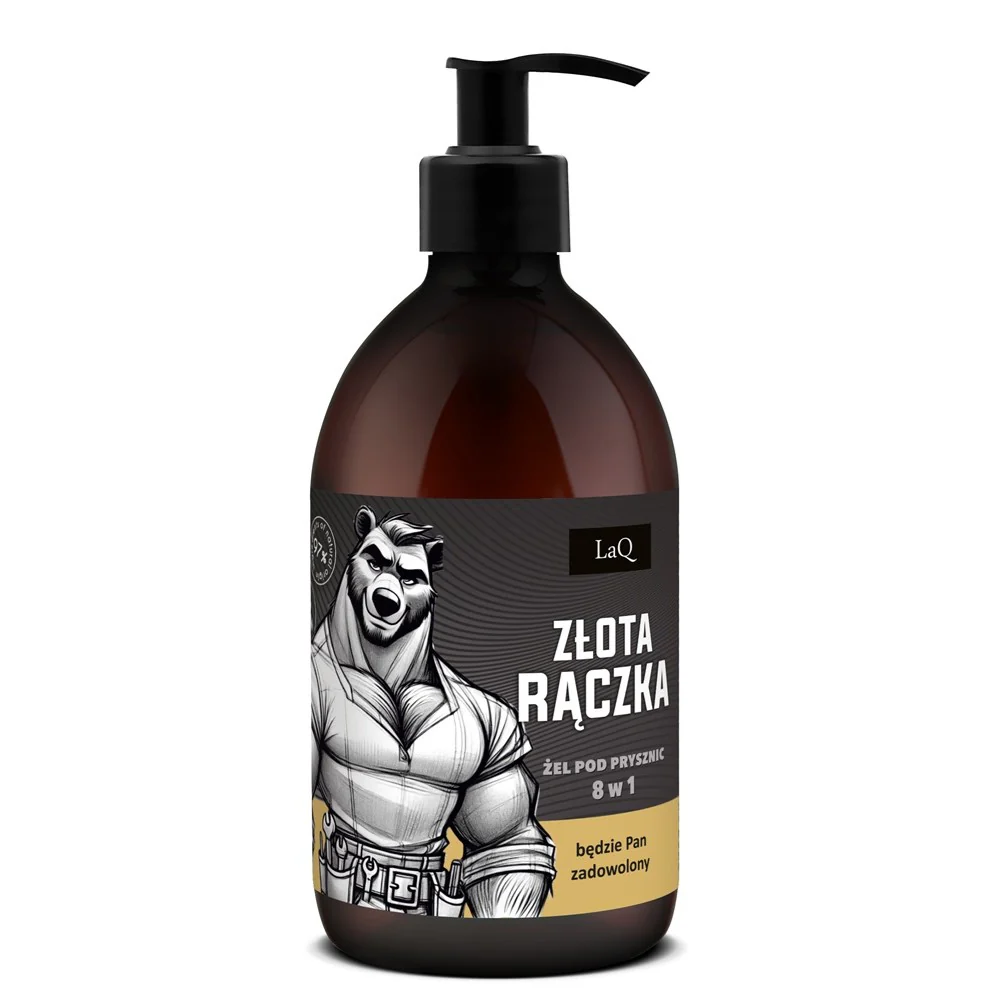 Żel pod prysznic dla mężczyzn 8w1 Złota Rączka 500ml