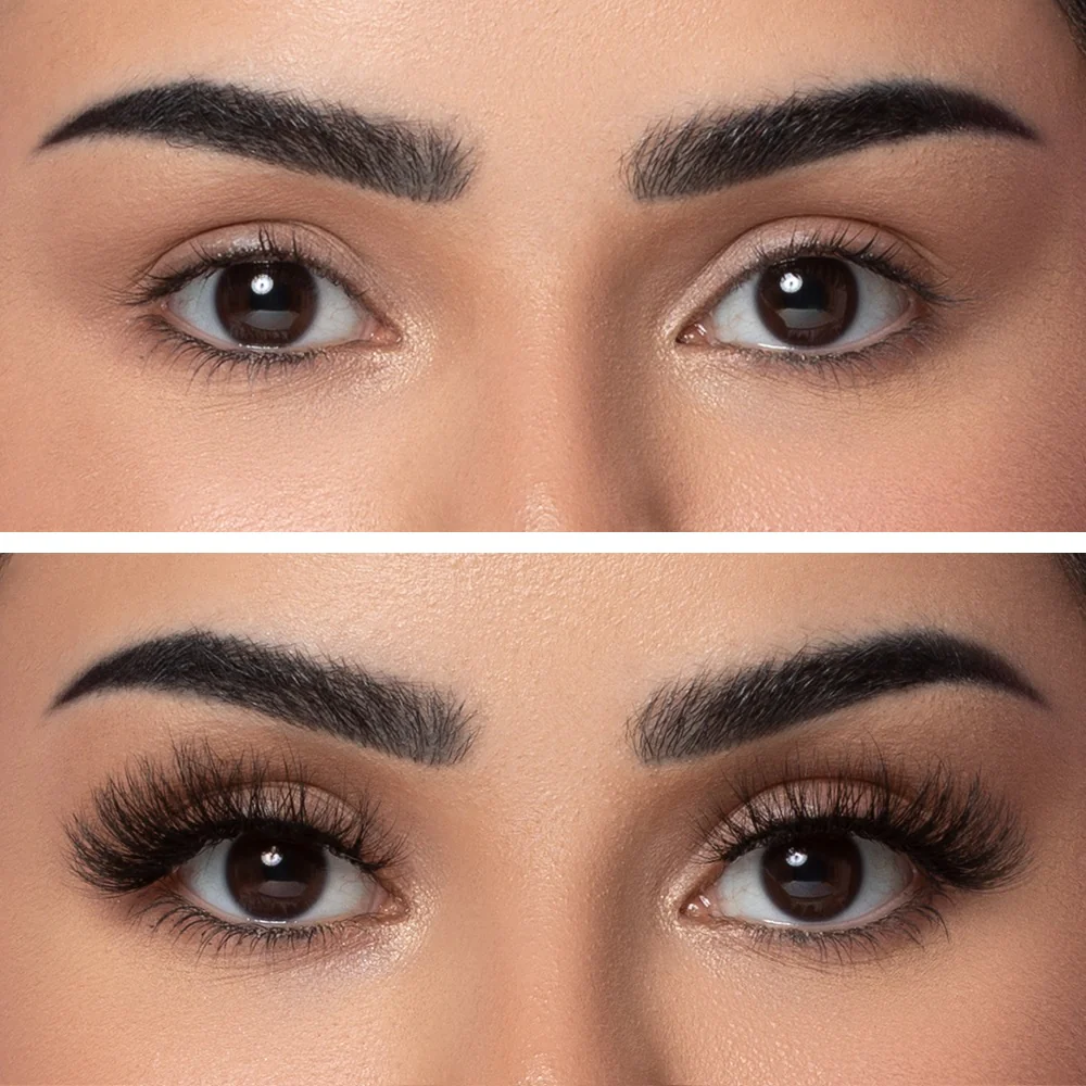 False Eyelashes sztuczne rzęsy na pasku Kiss Me 1 para - Image 6