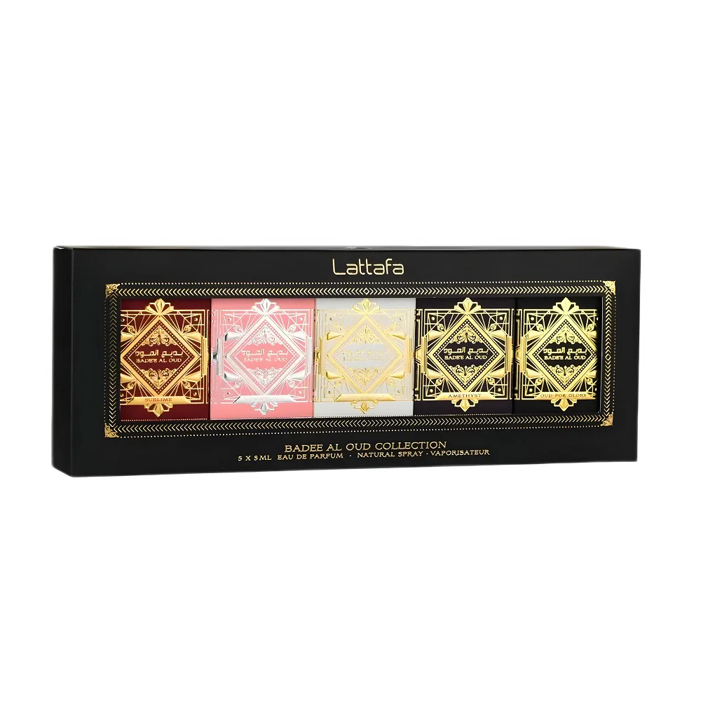 Badee Al Oud Collection zestaw miniaturowych wód perfumowanych 5x5ml