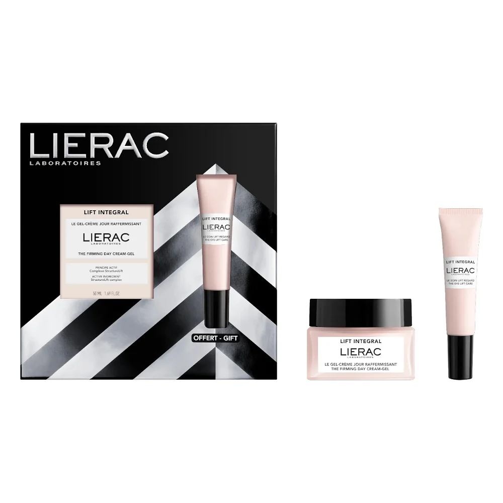 Lift Integral zestaw ujędrniający krem-żel na dzień 50ml + liftingujący krem pod oczy 15ml