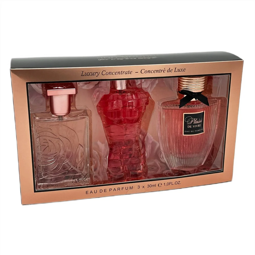 The Luxury Collection Women zestaw Rosiale woda perfumowana 30ml + Oso Perfect woda perfumowana 30ml + Plaisir de Vivre woda perfumowana 30ml