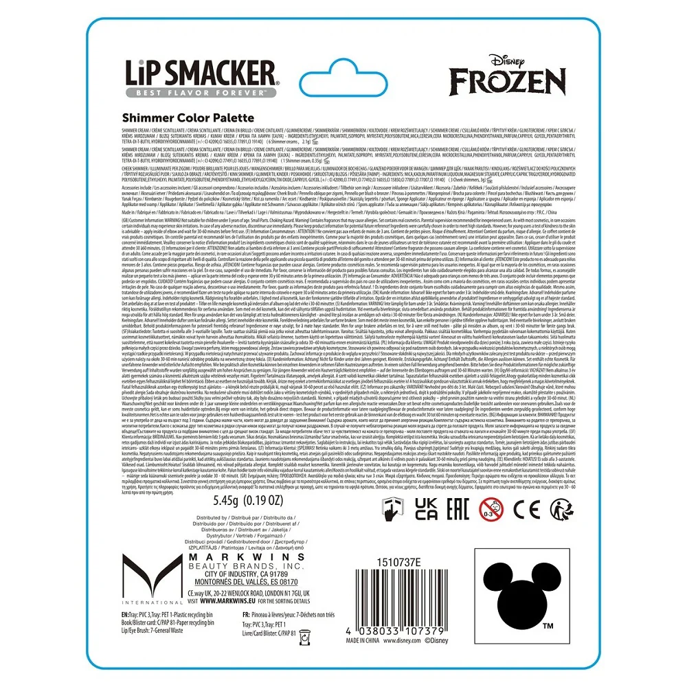 Disney Frozen Shimmer Color Palette paleta do makijażu dla dzieci - Image 3