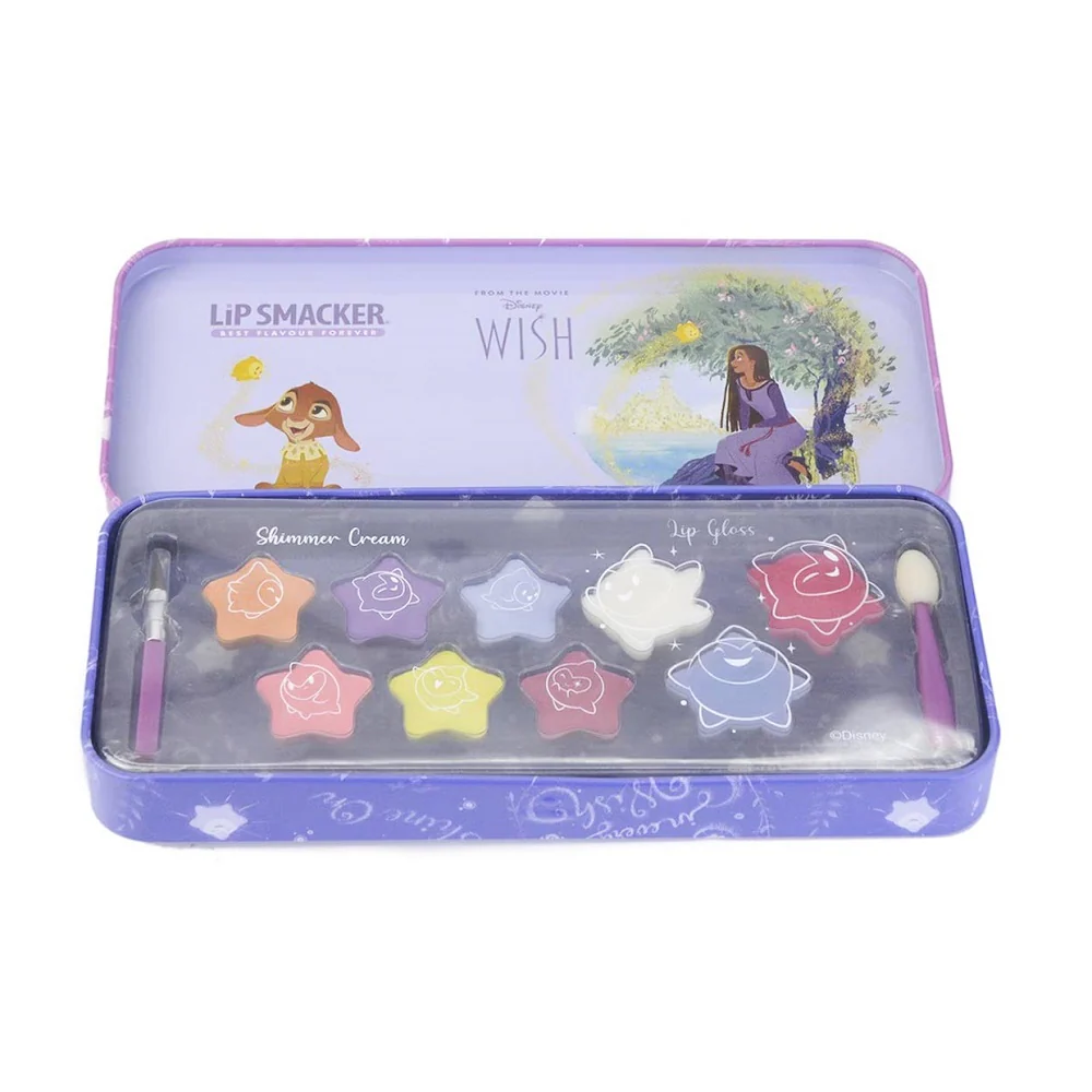 Disney Wish Makeup Case Lip & Face Tin zestaw kosmetyków do makijażu dla dzieci