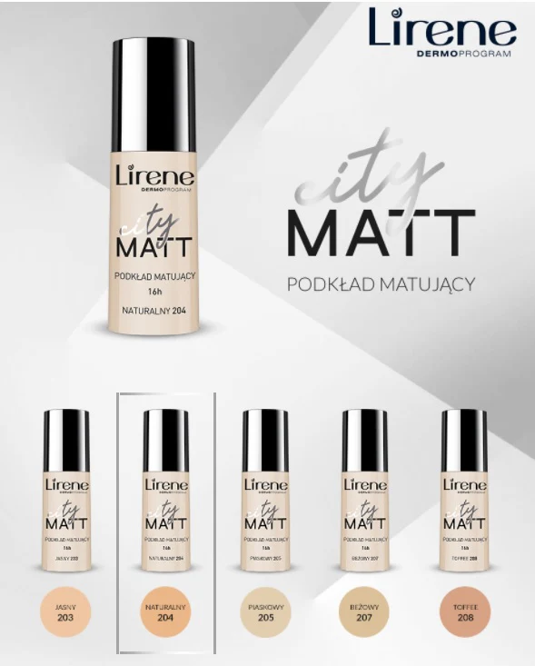 City Matt podkład matujący do twarzy 30ml - Image 7