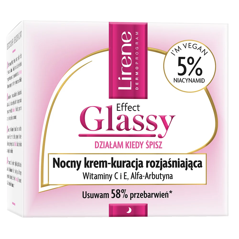 Effect Glassy nocny krem-kuracja rozjaśniająca 50ml
