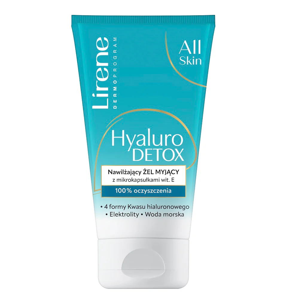 Hyaluro Detox nawilżający żel myjący z mikrokapsułkami witaminy E 150ml