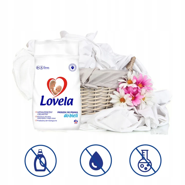 Baby hipoalergiczny proszek do prania ubranek niemowlęcych i dziecięcych do bieli 2.7kg - Image 3