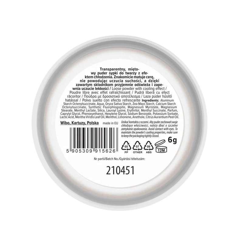 Mint Loose Powder transparentny puder sypki 6g - Image 3