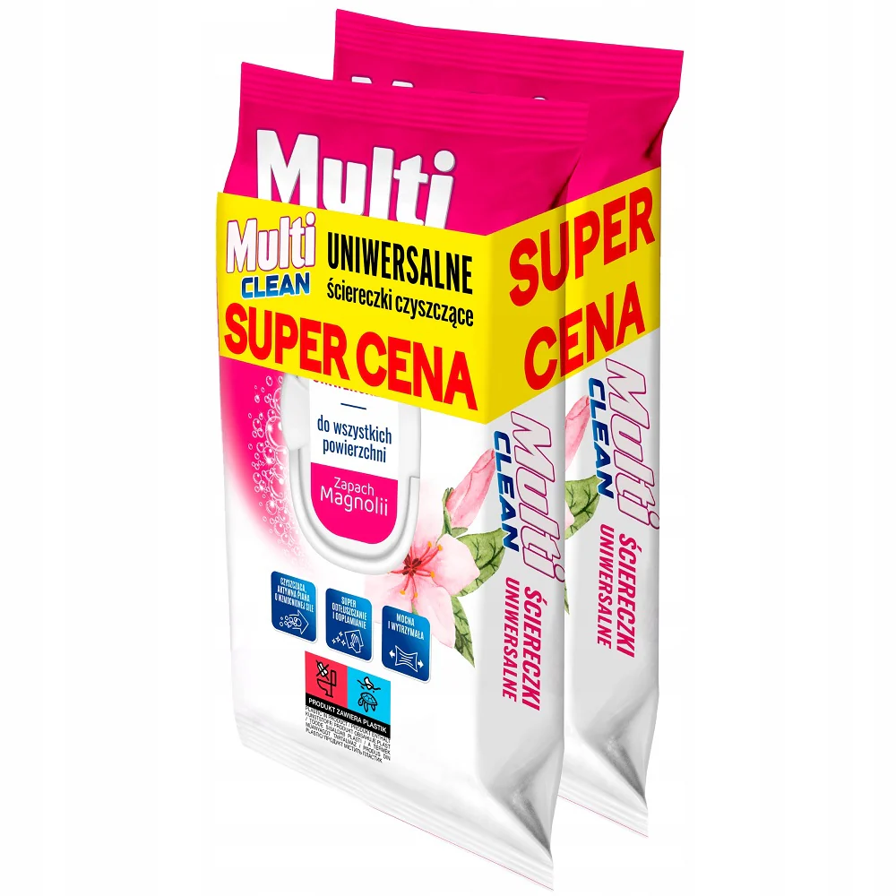 Multi Clean ściereczki uniwersalne do wszystkich powierzchni 2x72szt