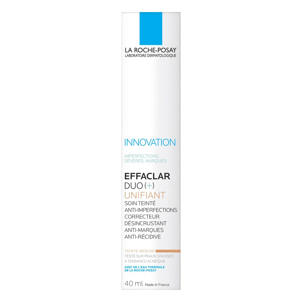 Effaclar Duo + Unifiant tonujący krem zwalczający niedoskonałości Medium 40ml - Image 2