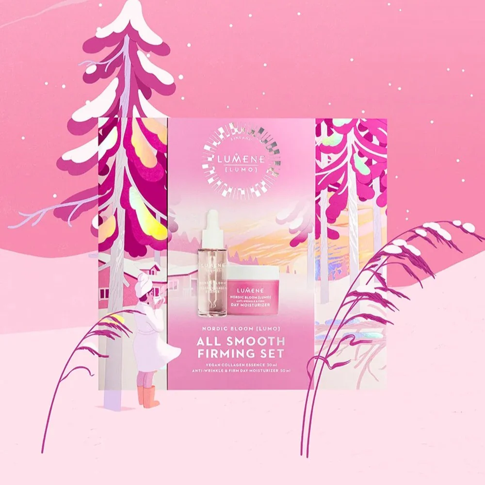 Nordic Bloom [Lumo] All Smooth Firming Set zestaw esencja do twarzy 30ml + krem do twarzy 50ml - Image 2