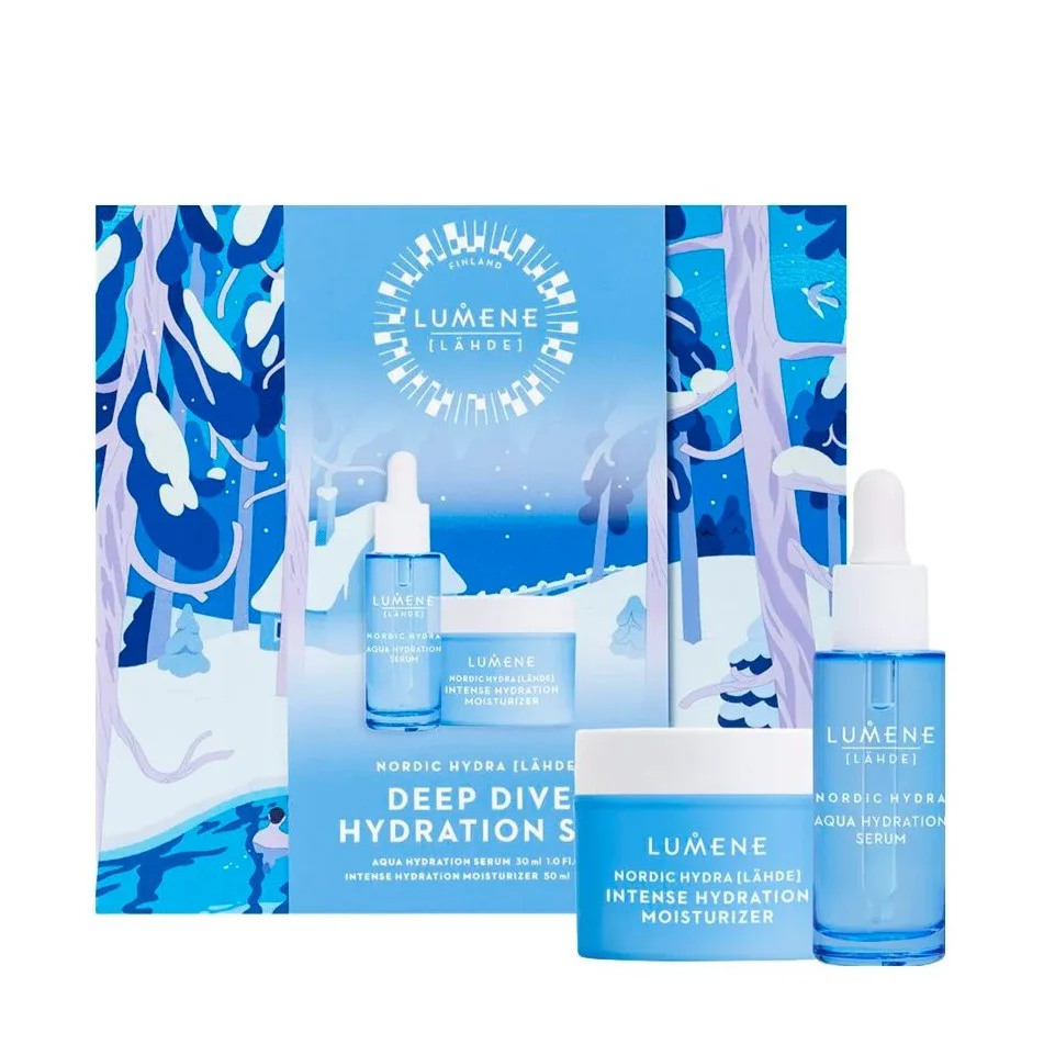 Nordic Hydra [Lähde] Deep Dive Hydration Set zestaw serum do twarzy 30ml + krem do twarzy 50ml