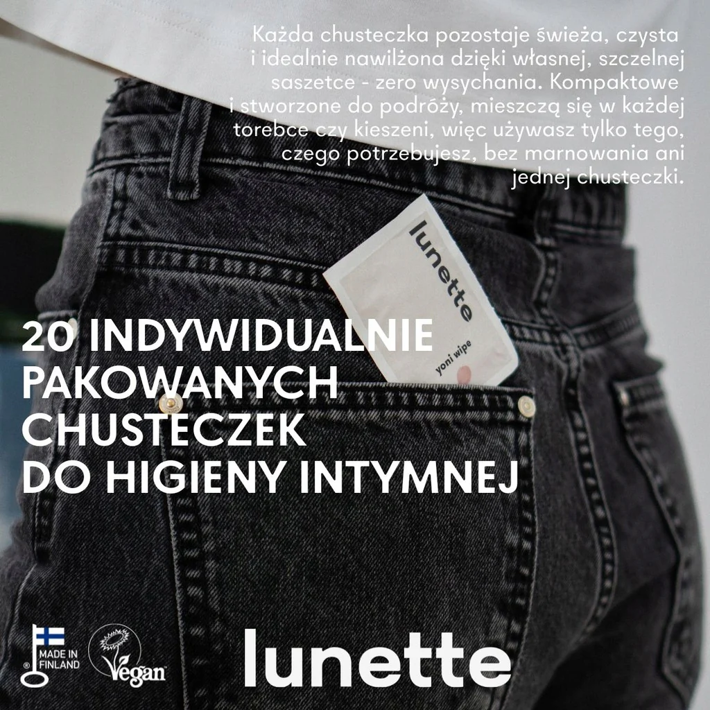 Yoni Wipes chusteczki do higieny intymnej 20szt. - Image 3