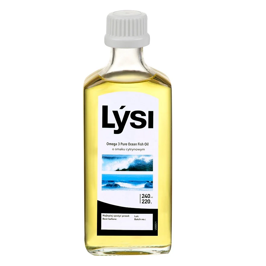 Sport Omega-3 Pure Ocean Fish Oil suplement diety o smaku cytrynowym 240ml