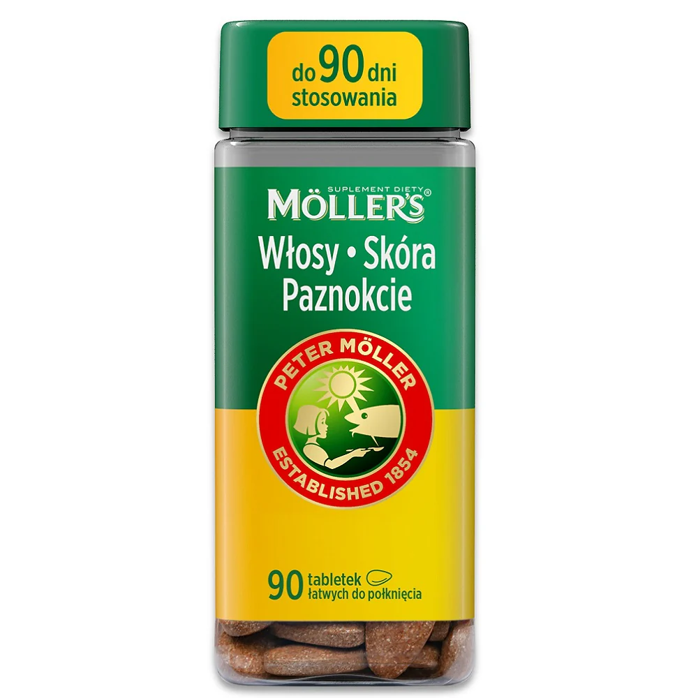 Włosy Skóra Paznokcie suplement diety 90 tabletek