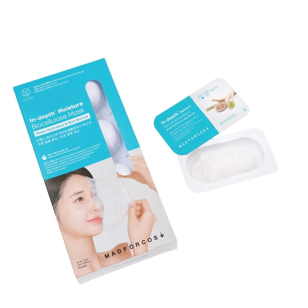 In-Depth Moisture Biocellulose Mask nawilżająca maska do twarzy 4x20ml - Image 3
