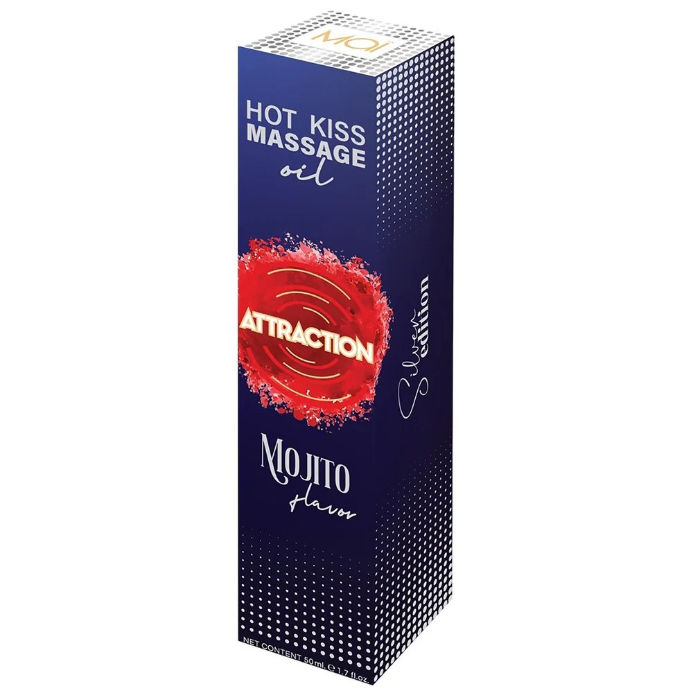 Attraction Hot Kiss Massage Oil olejek do masażu Mojito 50ml - Image 2
