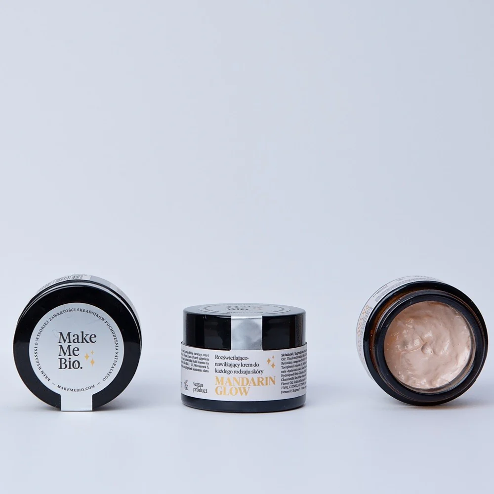 Mandarin Glow rozświetlająco-nawilżający krem do każdego rodzaju skóry 30ml - Image 4