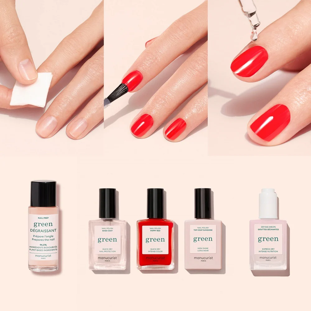 Green™ Manicure System zestaw upominkowy do manicure Poppy Red - Image 2