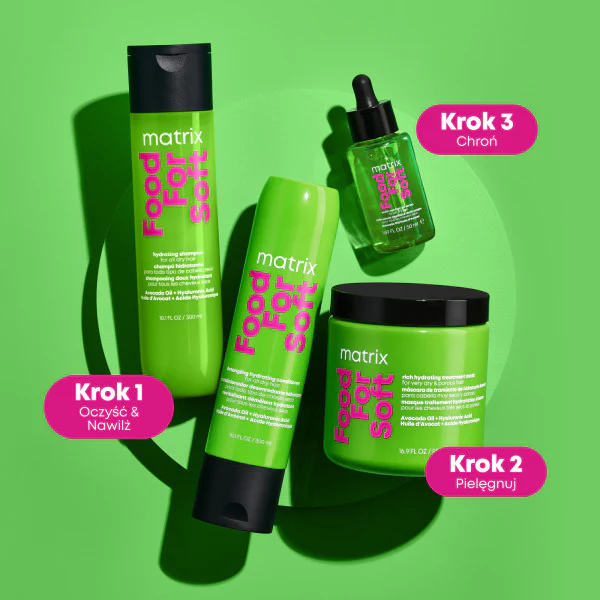 Food For Soft intensywnie nawilżający olejek do włosów 30ml - Image 3