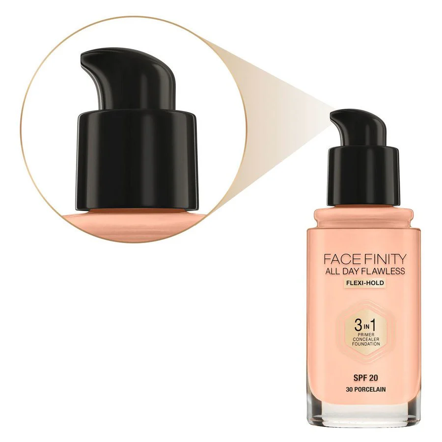 Facefinity All Day Flawless 3 w 1 kryjący podkład w płynie 30ml - Image 2