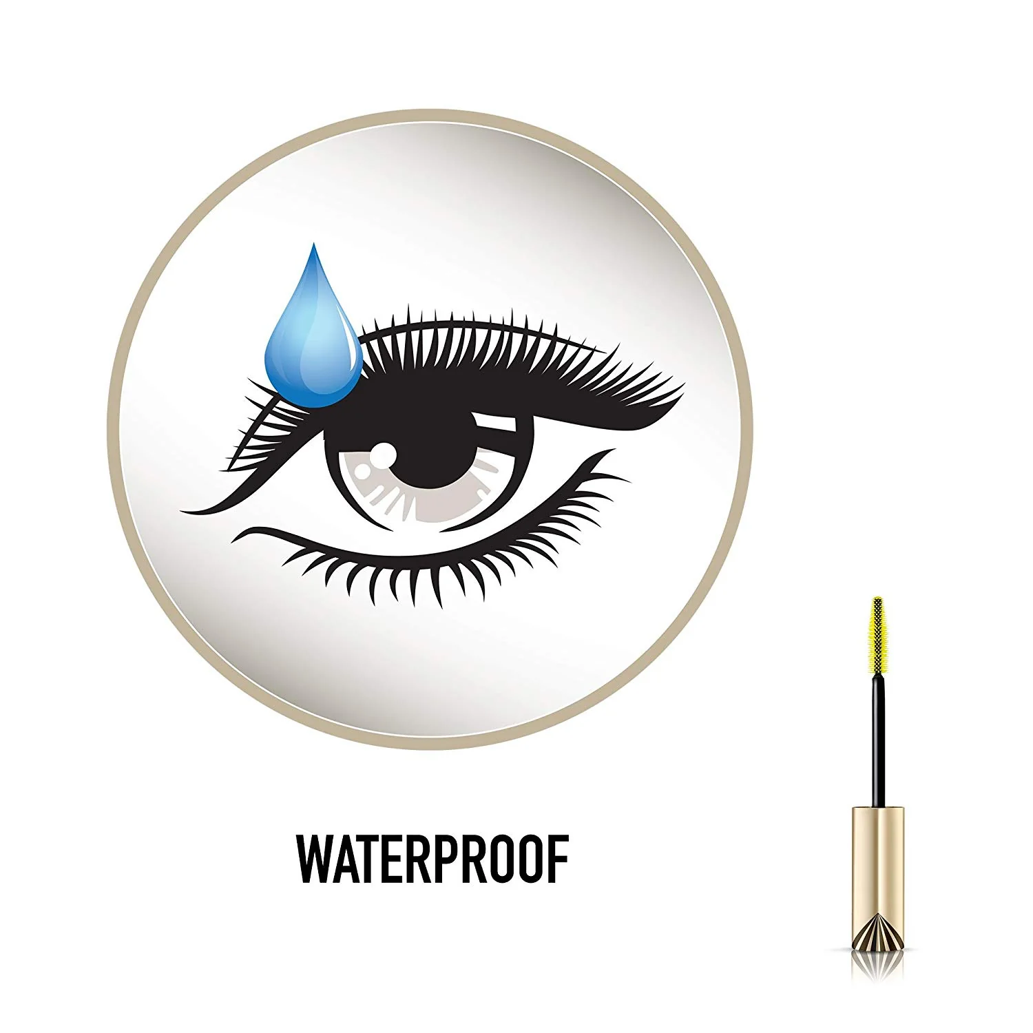 Masterpiece Waterproof High Definition Mascara wodoodporny tusz do rzęs 01 Black 4.5ml - Image 3