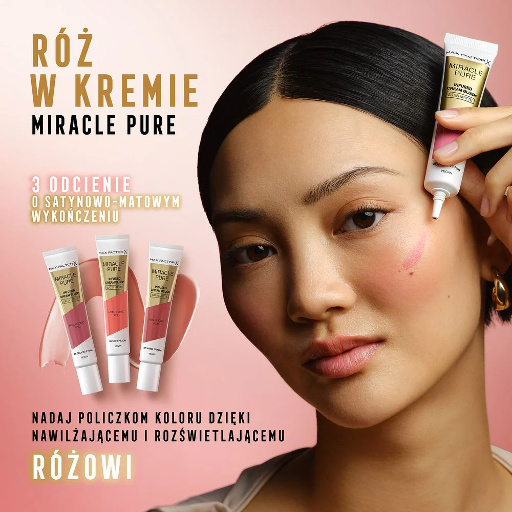 Miracle Pure róż w kremie 15ml - Image 4