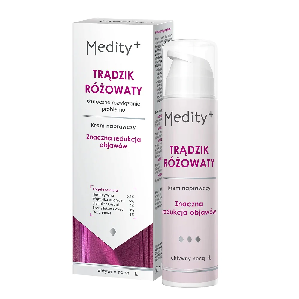 Trądzik Różowaty krem naprawczy na noc 50ml