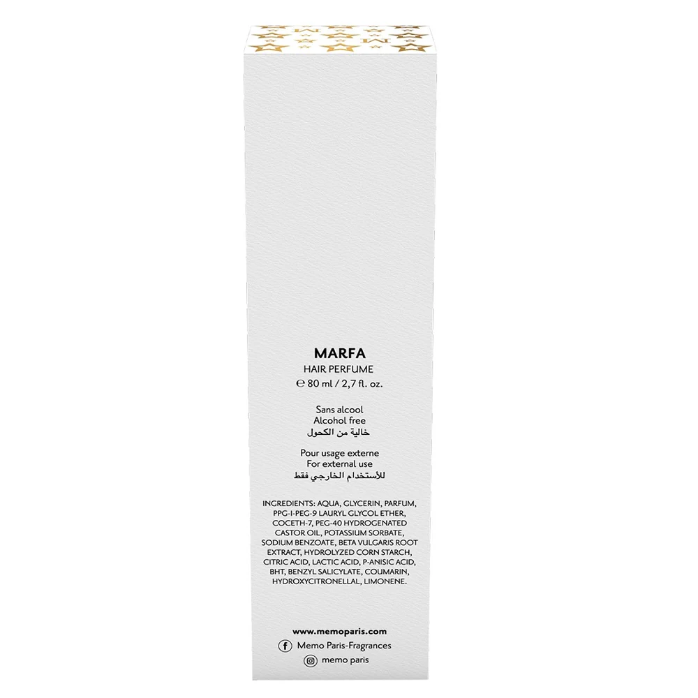 Marfa perfumy do włosów 80ml - Image 3